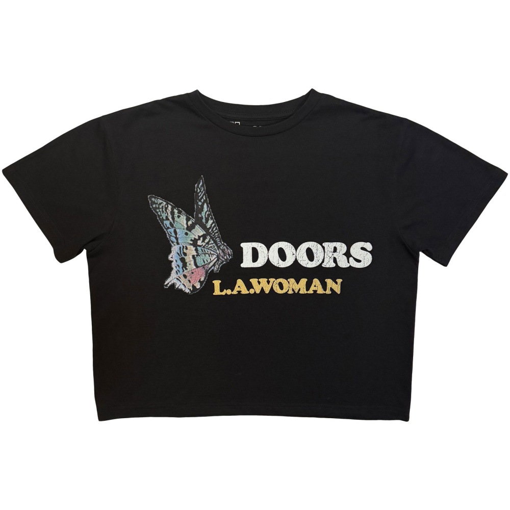 The Doors - LA Woman Crop top - Black